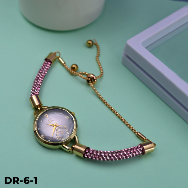 DR-6 RELOJ PULSERA TIPO JOYA EN ESTUCHE
